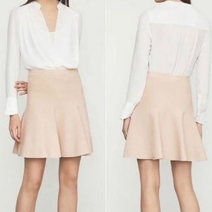 BCBGMaxAzaria ingrid bare pink knit mini skirt